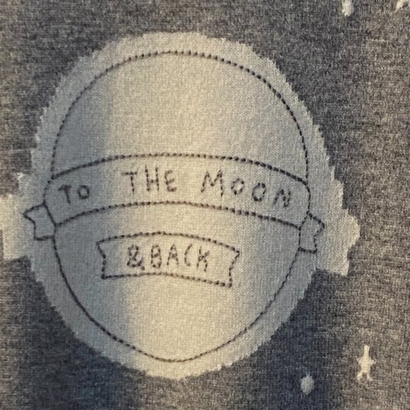 NEW Repeat 100% Cashmere Women Sz S Gray Sweater Pullover "To The Moon and Back" - Picture 4 of 11